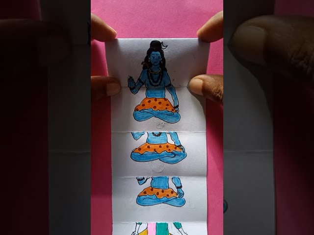 महिला ने मांगे शिव जी से 3 वरदान 😝🤣 और लड़के ने अनजाने मे गुटखा खा लिया |🤪😅 funny story paper art |