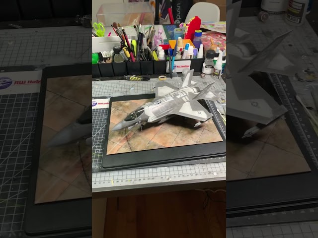 Finished Tamiya’s new 1/48 F-35A!!!