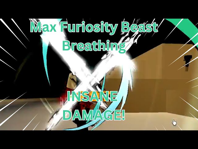 Max Furiosity Beast Breathing Showcase[Project Slayers]