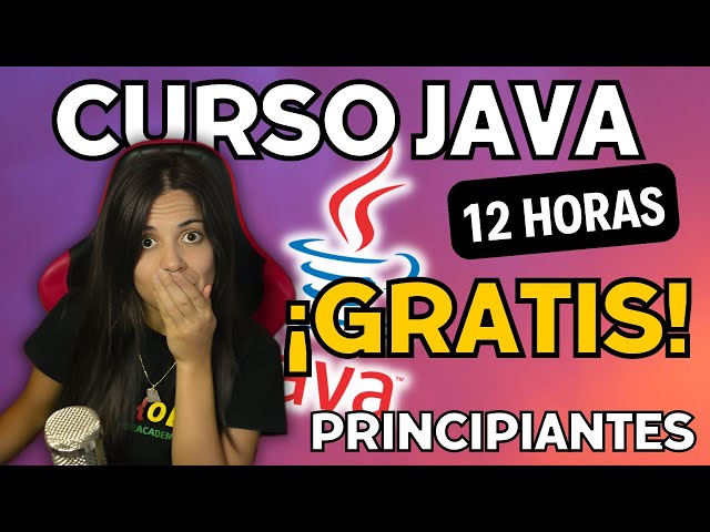CURSO GRATIS JAVA PARA PRINCIPIANTES ☕👩🏻‍💻