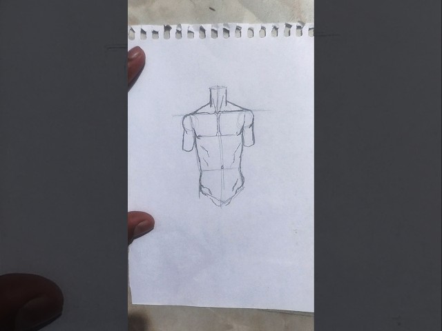 Body structure drawing #shorts #drawing #art