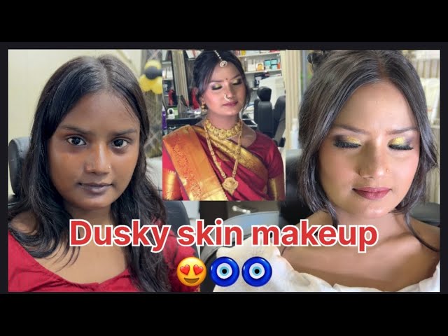 Step by step Dusky skin makeup tutorial 😍ll makeup tips for dusky skin ll 