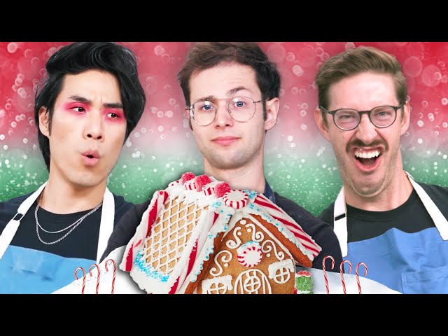Try Guys Bake Gingerbread Houses Without A Recipe