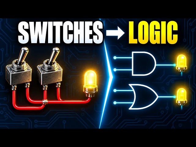 How Boolean Logic Becomes Electricity: AND, OR, NAND Explained