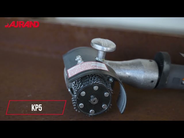 Master Surface Prep with the AURAND KP5: The Ultimate 5" Pneumatic Deck Scaler for Maritime Use