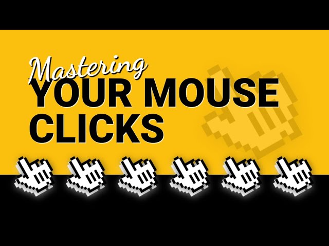 🖱️ Your Mouse Click: A Beginner’s Guide to Easy Control!