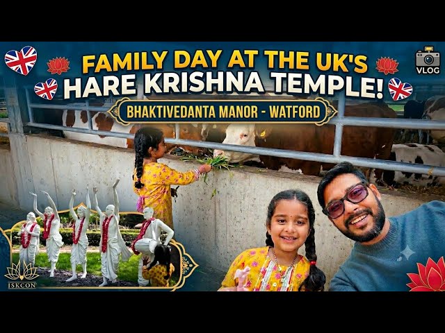 A Day at ISKCON Bhaktivedanta Manor Watford | Family Vlog 🇬🇧 UK