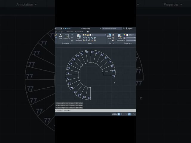 Draw Circular Stairs in AutoCAD Like a Pro #autocad