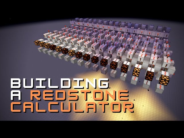 Minecraft - Building a Redstone Calculator - Adders/Subtractors