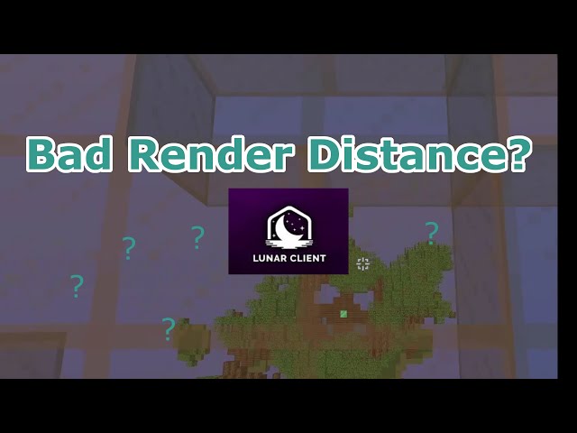 Lunar Client Render Distance FIXED!