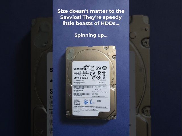 Seagate Savvio 10K.6 ST300MM0026 HDD Sounds | #harddrivesounds