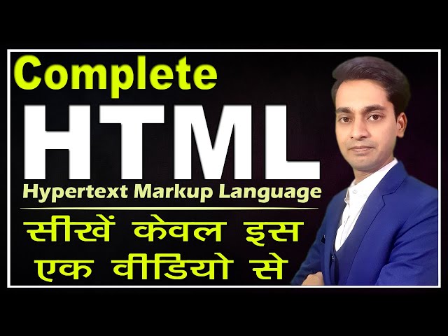 HTML tutorial for beginners in Hindi | Learn full HTML by one video | HTML 2021 | All HTML5 Tag