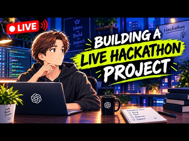 🔴 LIVE — Building a Hackathon Project | Vibe Coding