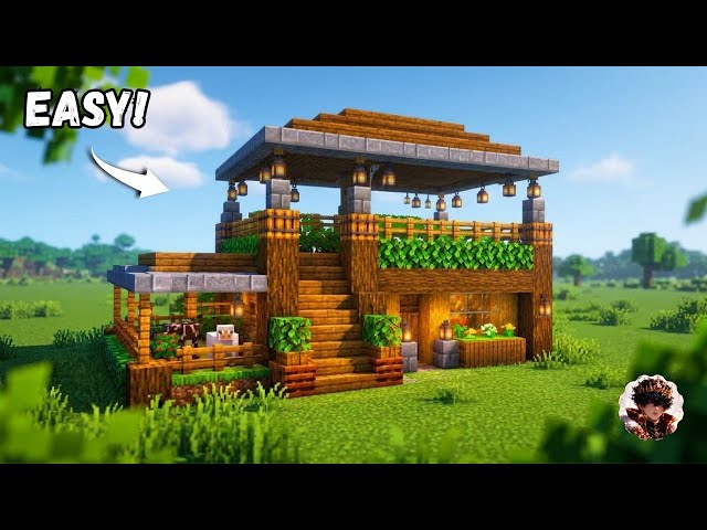 Minecraft Easy House Tutorial | Simple & Beautiful Survival House