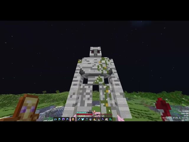 Biggest Iron Fram Statue with iron farm