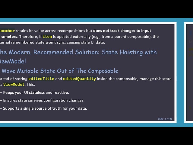 Handling Value Captured in Closure in Android Jetpack Compose with State Hoisting
