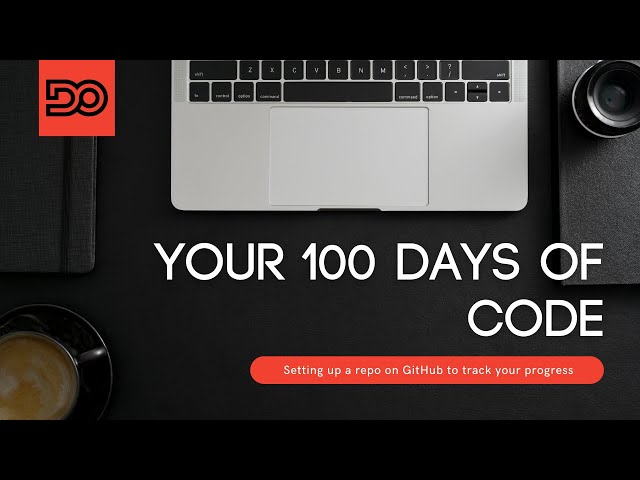 Your #100DaysOfCode: Setting up a repo on #GitHub to track progress