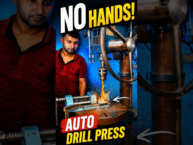 I Turned my Old Drill Press into Automatic #welding
