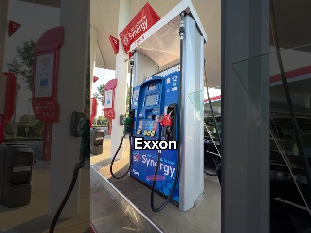 Difference Between SHELL and EXXON Gas? 😳 #cars #shell #exxon #gas