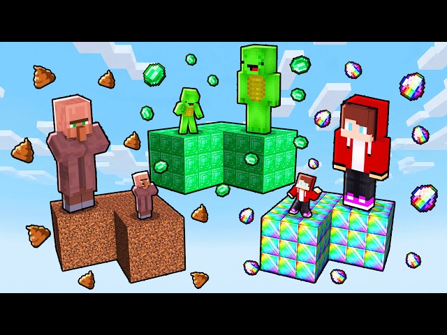 JJ & Mikey vs FRIENDS STATUE Chunk Minecraft Battle (Maizen)