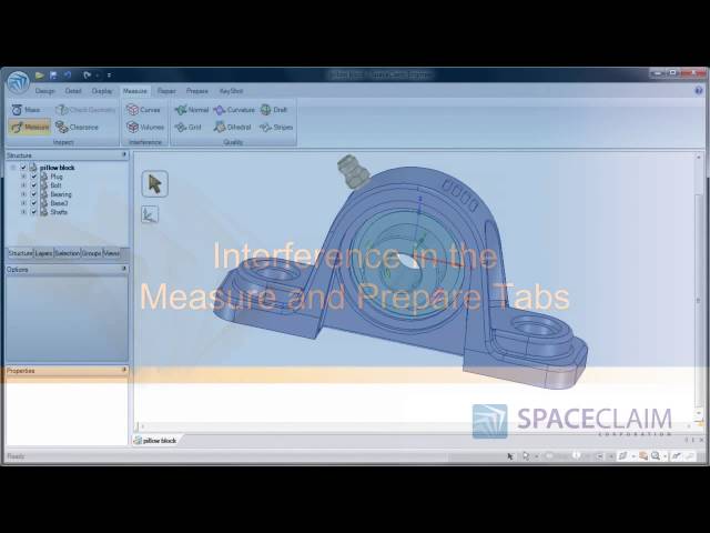 SpaceClaim Tutorials: Assemblies 4 - Measure