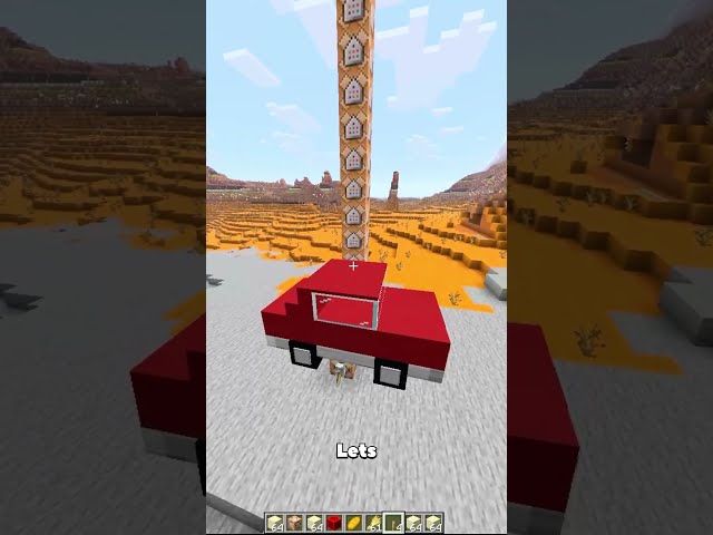 making a working car in minecraft