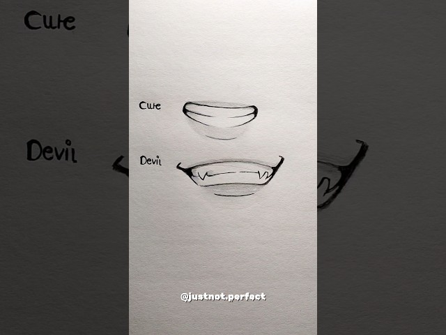 How to draw lips 👄✨ #drawing #art #sketch #howtodraw #anime #tutorial #shorts