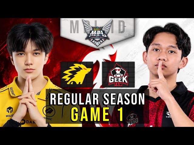 ONIC vs GEEK FAM 🔥 GAME 1 | MPL ID SEASON 18 | REGULAR SEASON