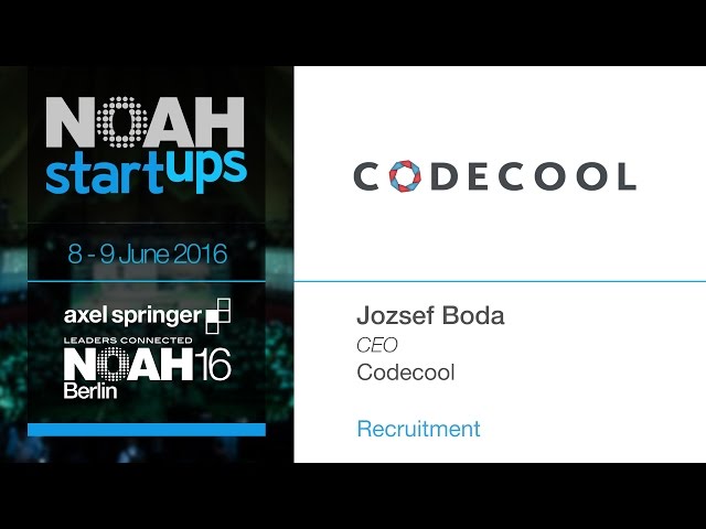 Codecool - NOAH16 Berlin Startup Competition