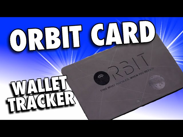 ORBIT CARD Bluetooth Tracker -The ULTIMATE Wallet Tracker?