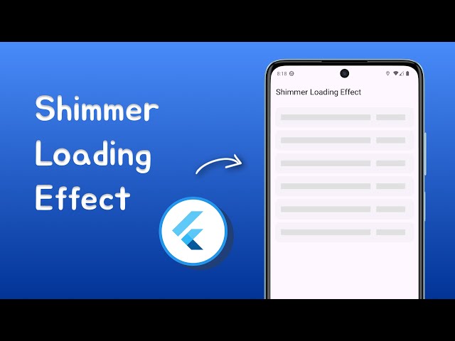 Flutter Shimmer Loading Effect