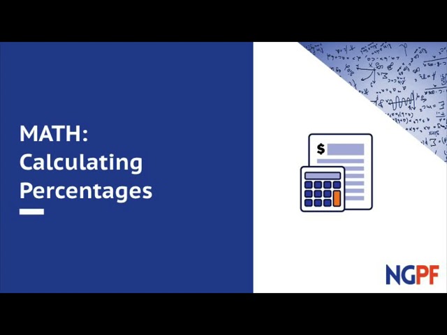 MATH: Calculating Percents