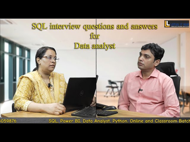 sql interview questions and answers for data analyst |  Most Important Questions for Job Interview