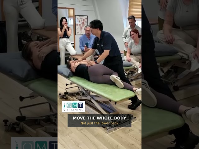Spinal manipulation training #manualtherapy #chiropractor