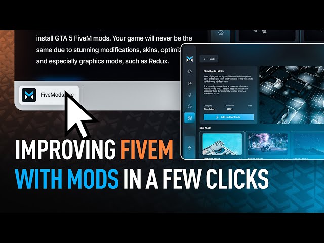How ModsHub Let You Auto-Install Mods on FiveM | App features preview