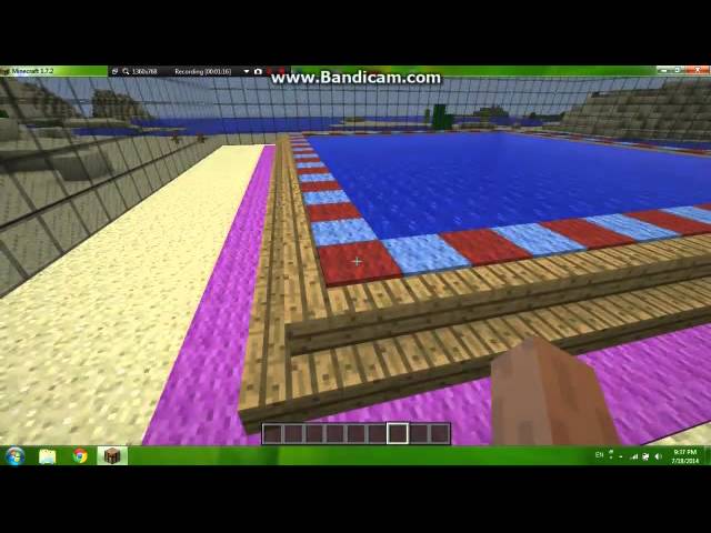 [MINECRAFT] - My first swimming pool..