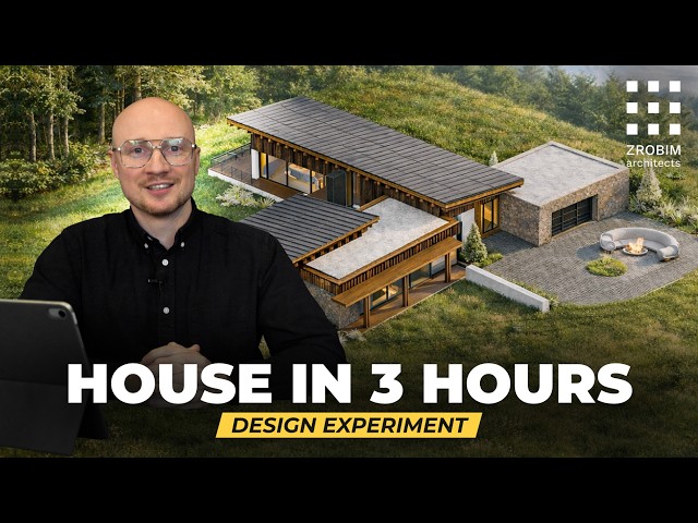 Can You Design a House in 3 Hours? Pro, Beginner, and Non-Architect — Whose concept Is Better