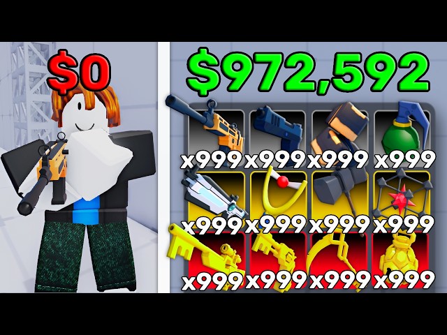 Buying EVERY WEAPON as a NOOB in Roblox Rivals!