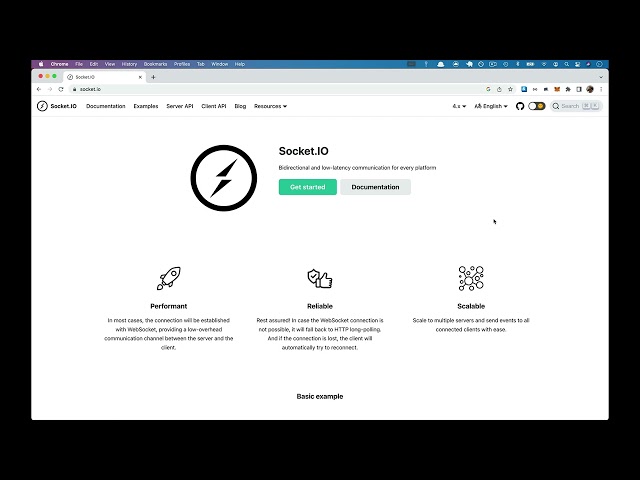 Transition video - introduction to socketio #8