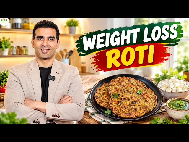 Weight loss Roti or Chilla Recipe | Week 1 | Psyllium husk | Indian Diet Course | Feedfit by Richa