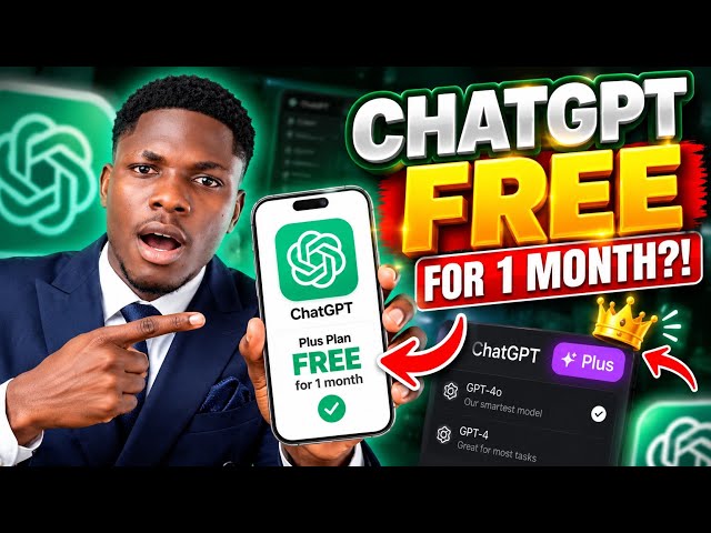 How to Use ChatGPT Plus FREE for 1 Month! 😱 (Step-by-Step)