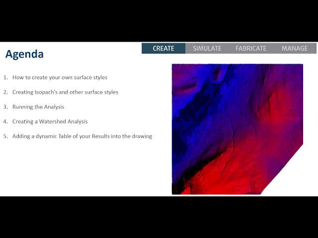 AutoCAD Civil 3D – Working with Surfaces - Part 2