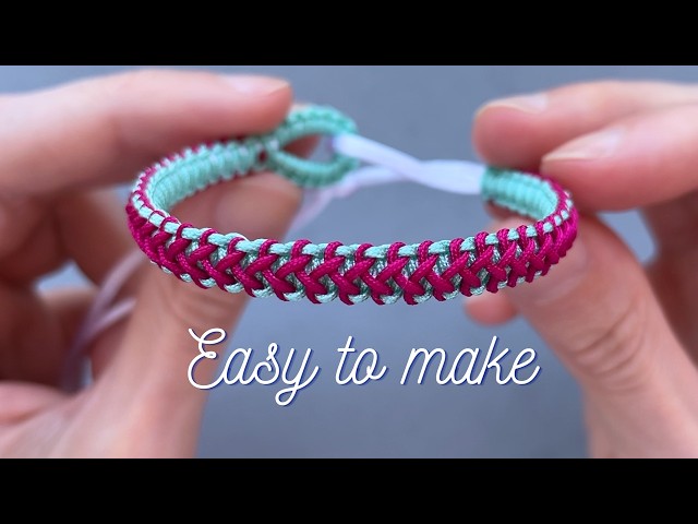 A Vintage Bracelet Made with Simple Knots | Beginner-Friendly DIY