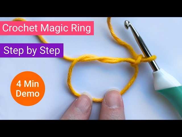 Easy crochet magic circle step by step (just 4 mins)