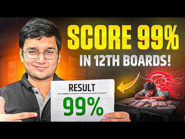 GUARANTEED 99% in 12th CLASS Boards in 1 MONTH ✅