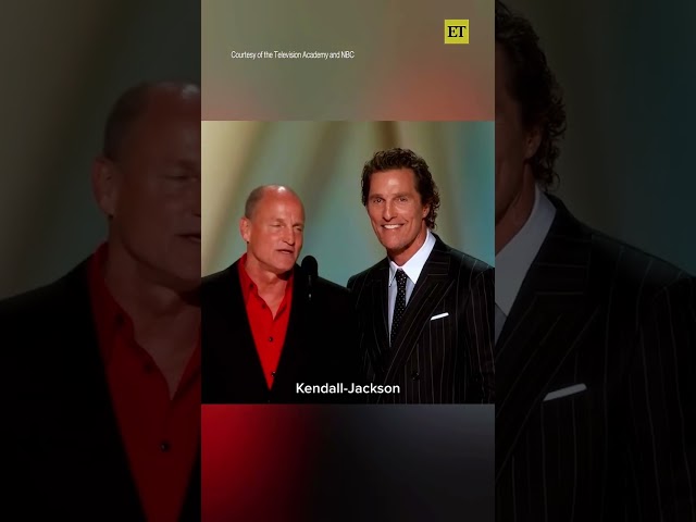 Matthew McConaughey and Woody Harrelson Present Together at the Emmys