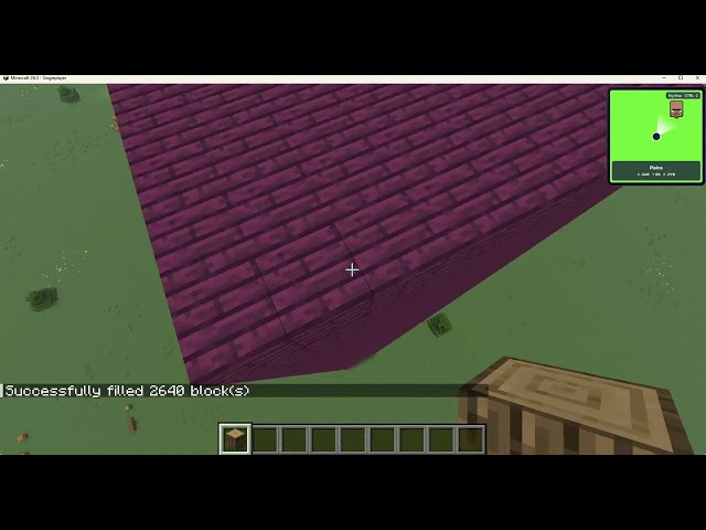 how to use /fill in minecraft bedrock and java