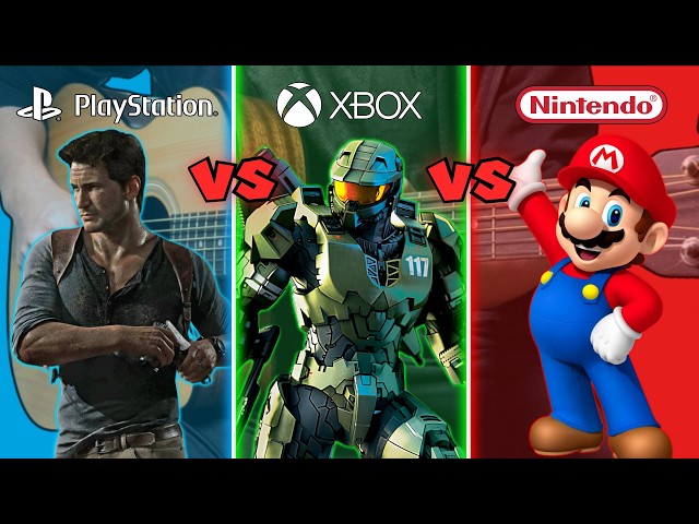 PlayStation vs Xbox vs Nintendo Music | Fingerstyle Guitar