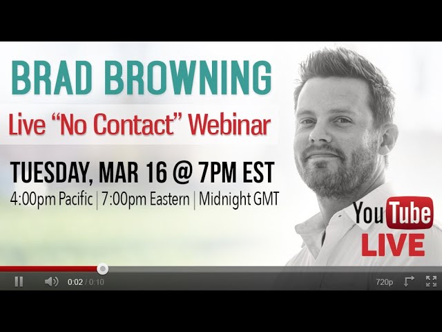 Breakup Brad LIVE "No Contact" Webinar
