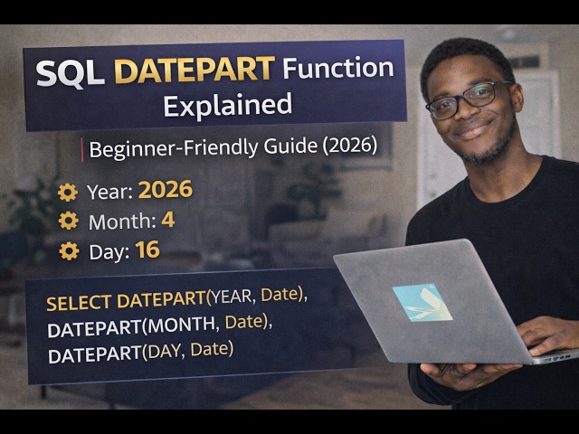 Extract Any Date Part! Master SQL DATEPART for Year, Month & Day